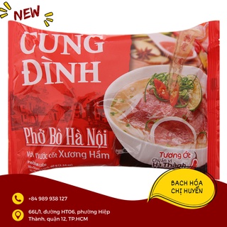 Combo 10 gói phở gà / bò cung đình hà nội 68g