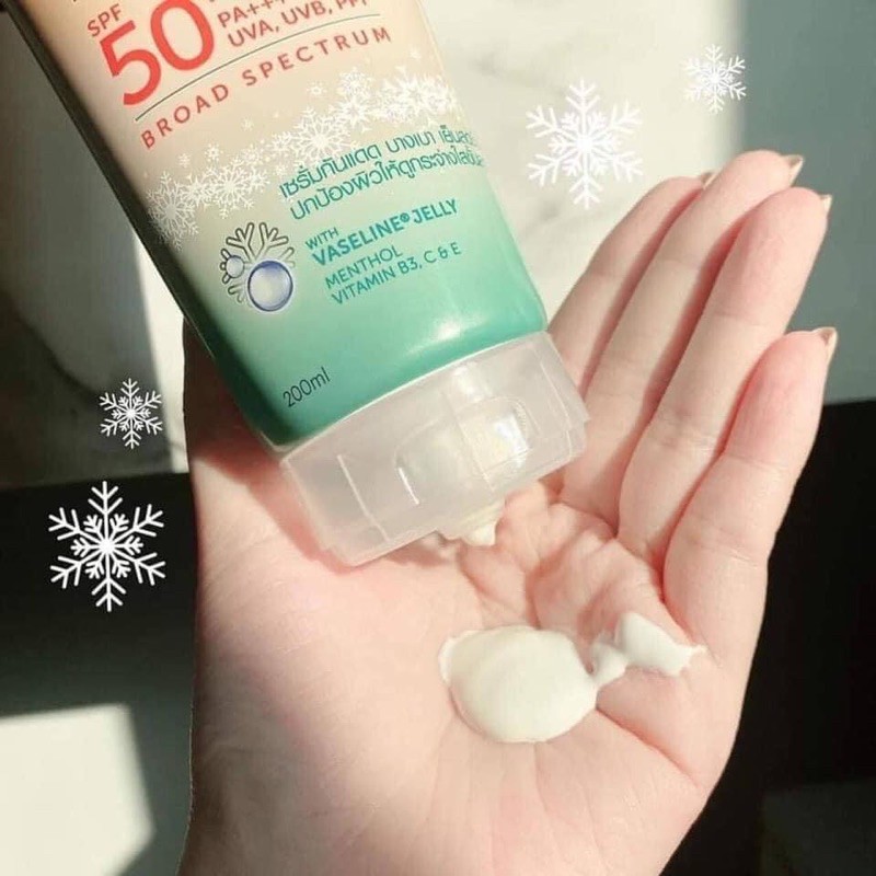 DƯỠNG THỂ CHỐNG NẮNG MÁT LẠNH VASELINE DAILY SUN REFRESHING SPF50++ 200ML THÁI LAN