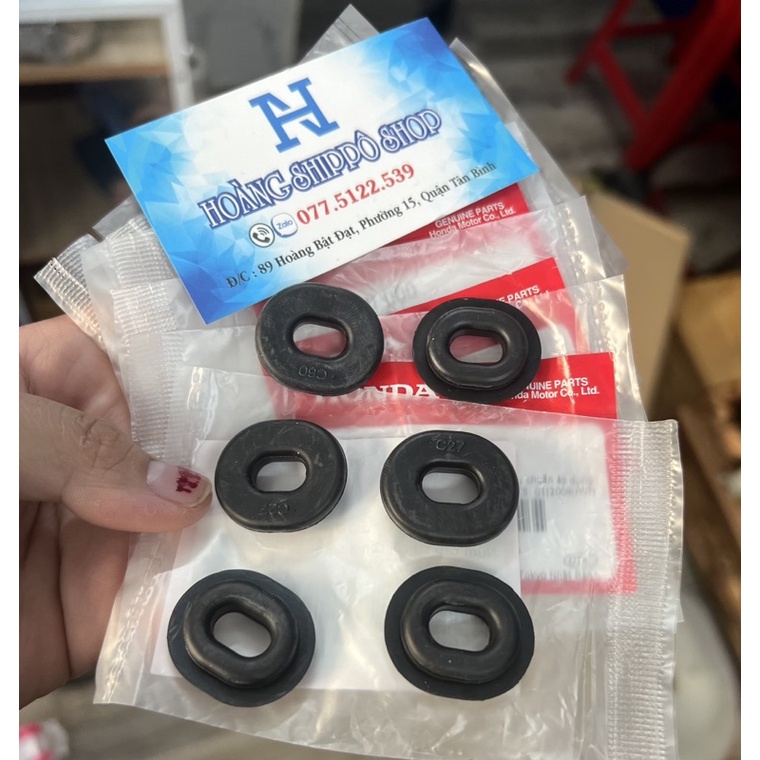 Bộ 6 cục cao su sườn gắn wave chính hãng honda