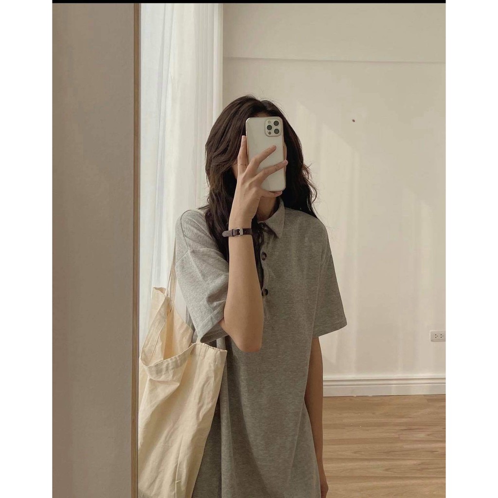 VÁY SUÔNG BASIC freesize style hàn quốc, đầm dáng suông nữ  trơn dáng dài | BigBuy360 - bigbuy360.vn