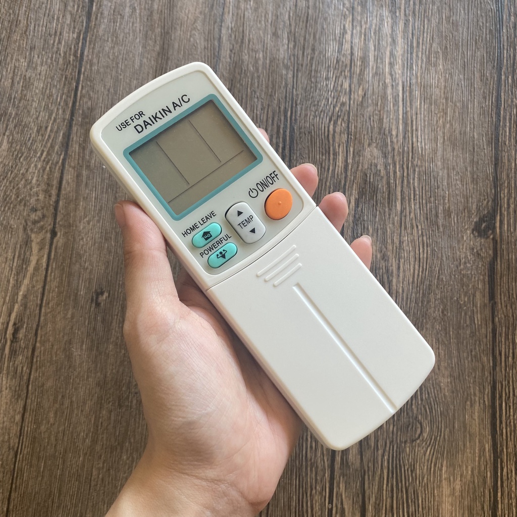 REMOTE ĐIỀU HÒA DAIKIN INVERTER 2 NÚT XANH (Tặng pin)