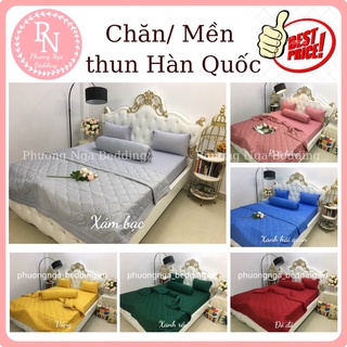 Chăn/ Mền thun lạnh Hàn Quốc 1 màu cao cấp