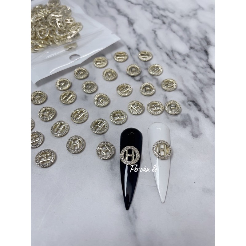 phụ kiện đá đẹp gắn móng tay nail mới 1 viên