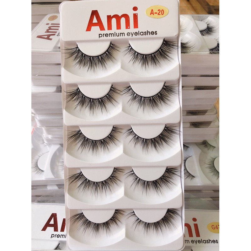 Lông mi giả Ami A20 makeup tone tây, cô dâu siêu xinh