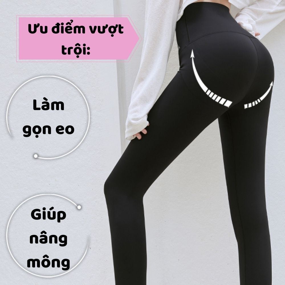Quần Legging Siêu Nâng Mông, Tôn Dáng [ LOẠI 1 ] co giãn, đàn hồi, cạp cao, thoải mái vận động, TỰ TIN KHOE BODY,  HOT | BigBuy360 - bigbuy360.vn