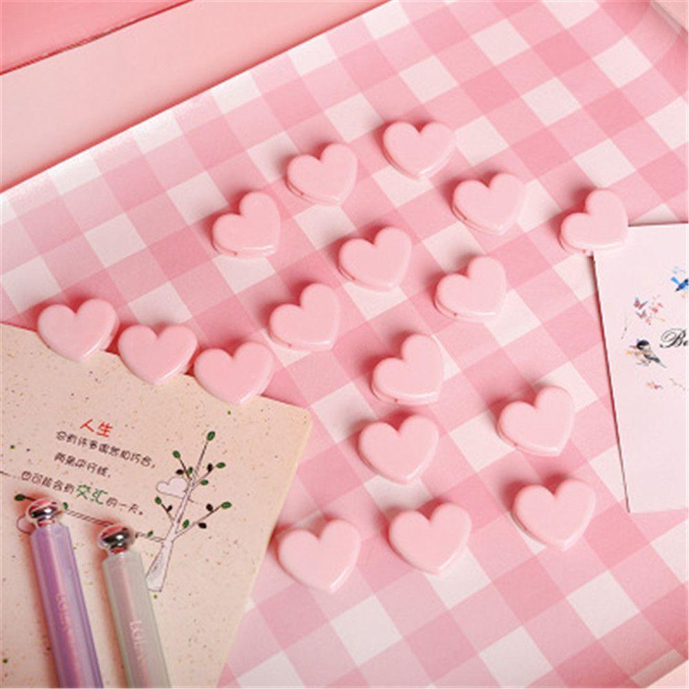 PEWANY Set 10 Kẹp Giấy Note Hình Trái Tim Dễ Thương