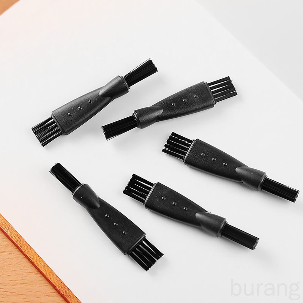 (Hàng Mới Về) Set 10 Cọ Vệ Sinh Máy Cạo Râu Bằng Nhựa Nylon Mini Tiện Dụng