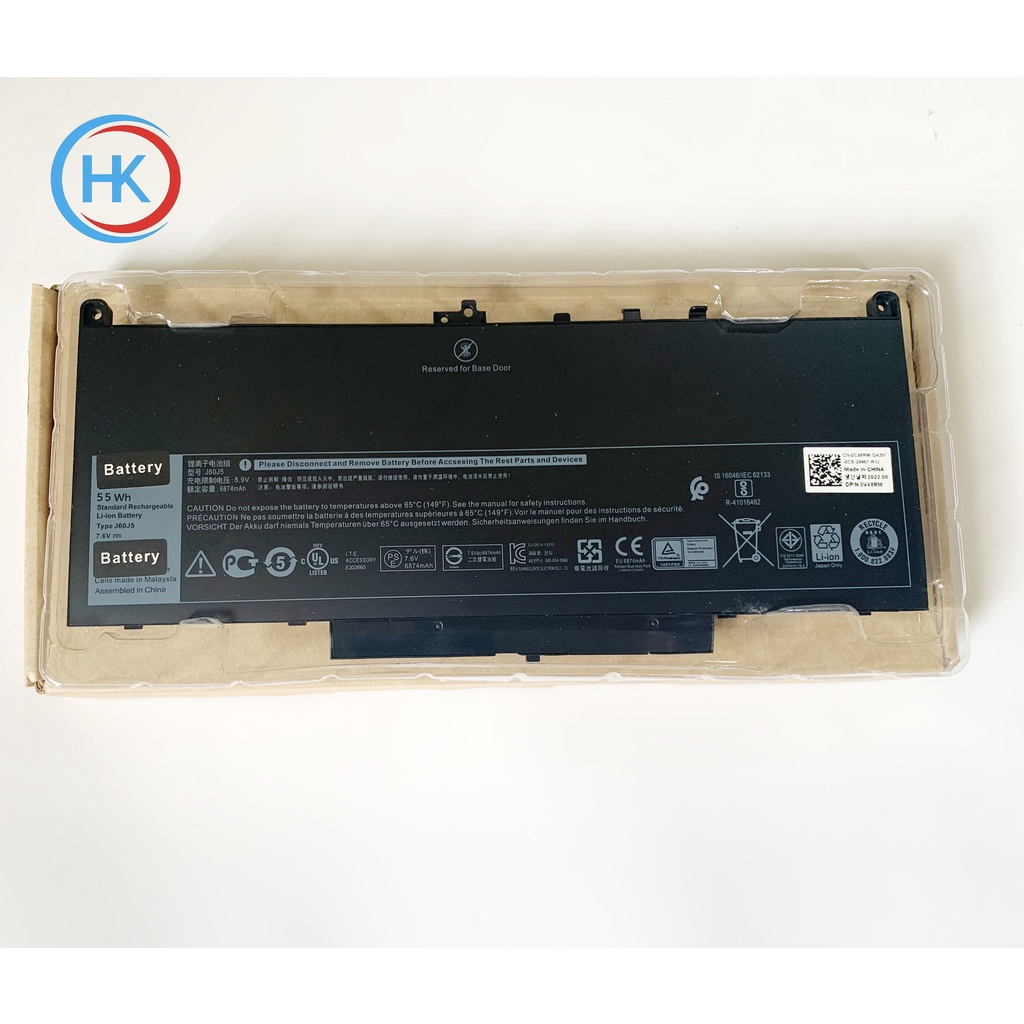 Combo Pin Laptop Cho Máy Dell Chuẩn Zin Cell Chất Lượng Hàng Loại 1