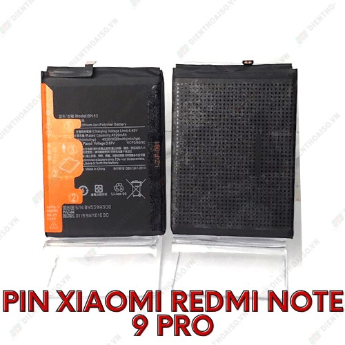 Pin dùng thay cho máy xiaomi redmi note 9s , note 9 pro