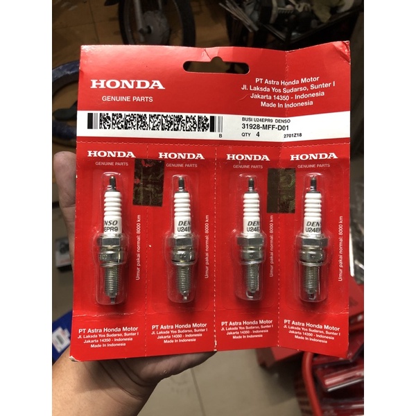 Bugi Denso U24EPR9 Honda indo mã RSX nhập khẩu 100%