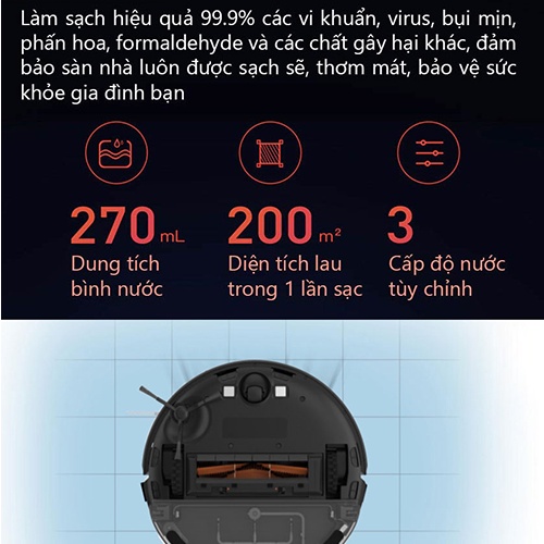 [Hỏa Tốc - HCM] Robot Hút Bụi Lau Nhà Xiaomi Dreame Bot D9 Pro | Hàng Chính Hãng | Bảo Hành 12 Tháng | Mimax Store
