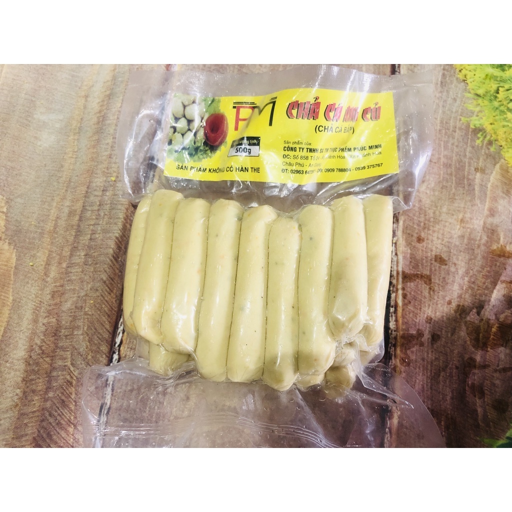 500gr chả cá bắp phúc minh thơm ngon