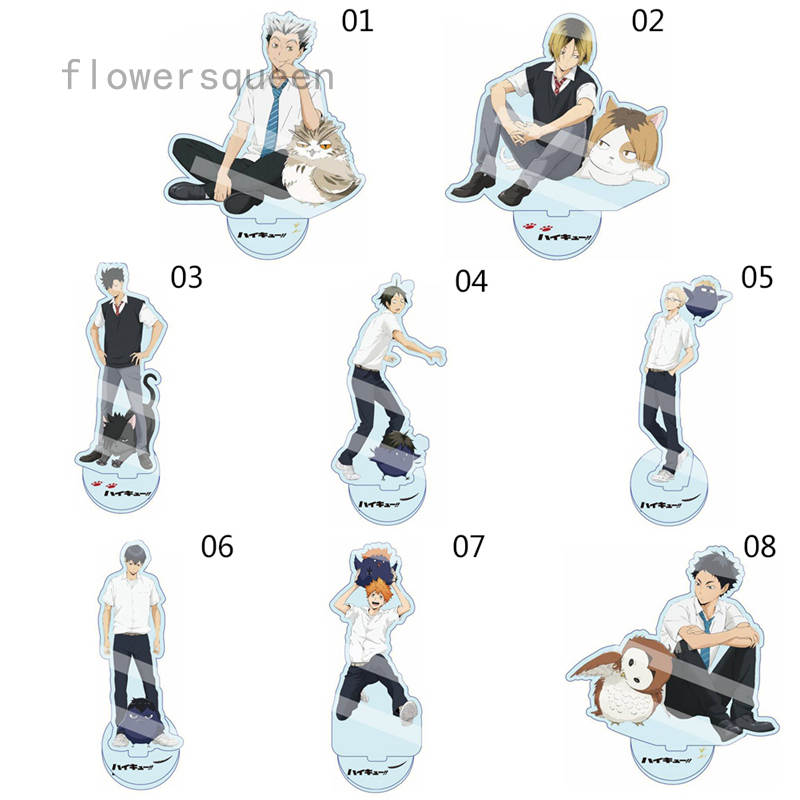 flowersqueen Mô hình nhân vật hoạt hình Haikyuu bằng acrylic