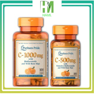 Vitamin C Puritan’s Pride, Viên Bổ Sung Vitamin C 1000mg 100 viên