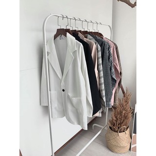 [ẢNH THẬT][VIDEO] ÁO BLAZER KẺ NỮ TAY DÀI