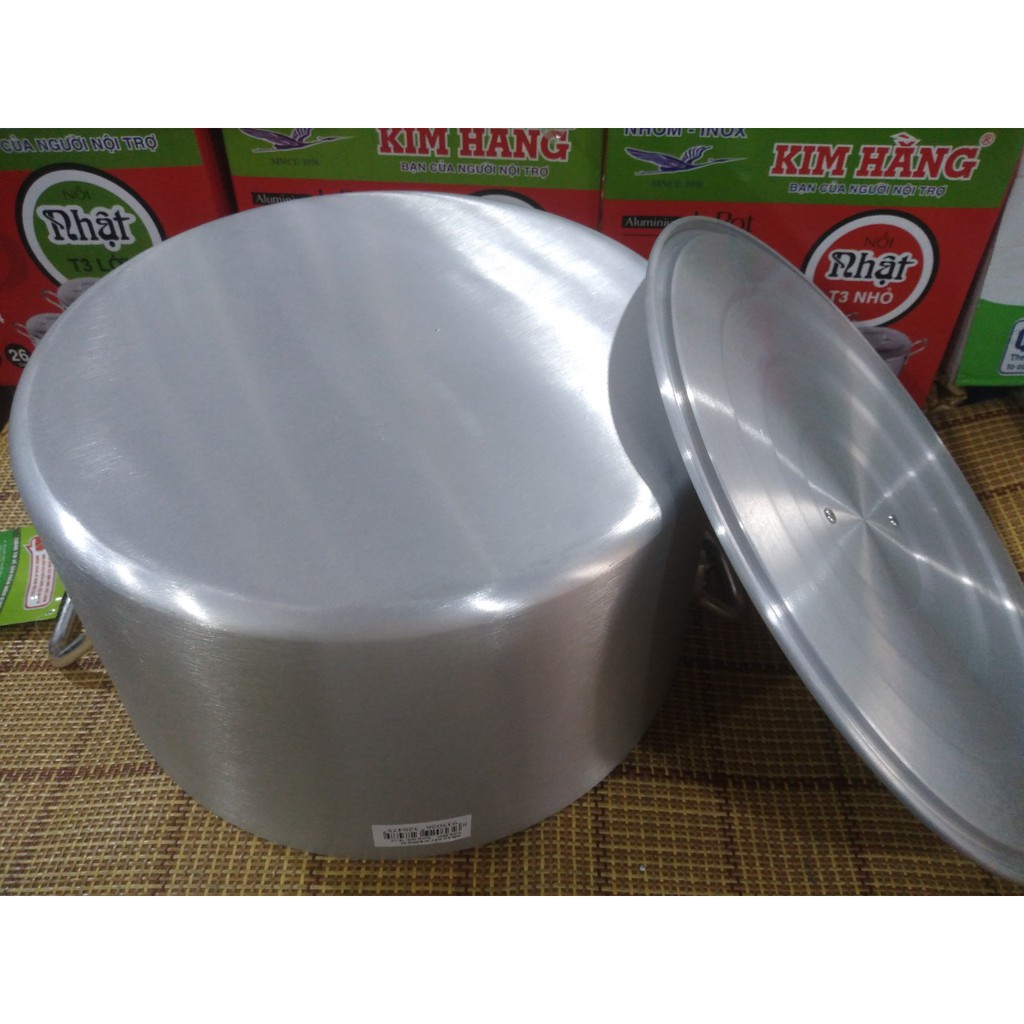 Nồi nhôm dày Kim Hằng 34, 36, 38, 40, 42cm