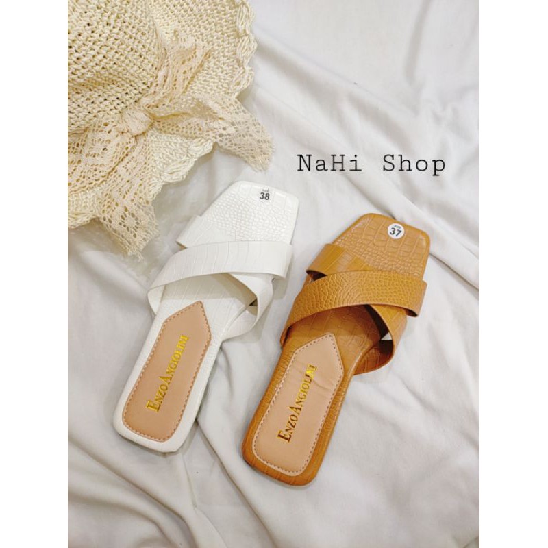 DÉP QUAI CHÉO DA RẮN ĐẾ NHỰA SIÊU SANG NAHI D31