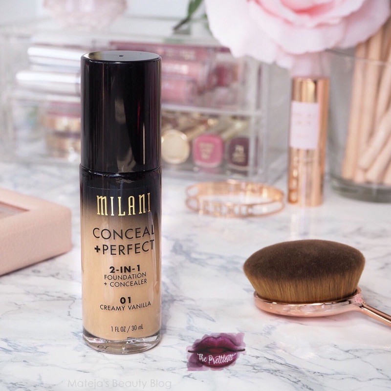 Kem nền Milani Concealer + Perfect 2 in 1 Foundation Concealer +2% phí bán hàng