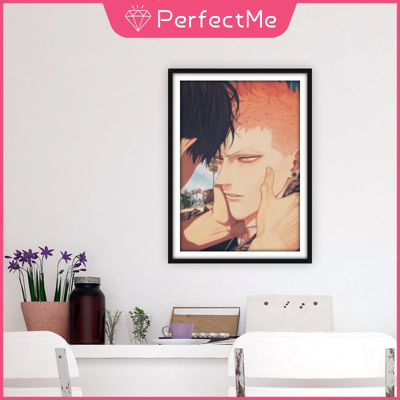 Bộ tranh đính đá 5D họa tiết hoạt hình 19 ngày độc đáo DIY 30x40cm