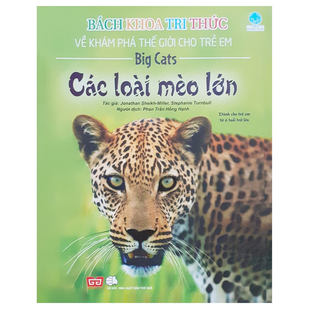 Sách - Bách khoa tri thức về thế giới cho trẻ em-Các loài mèo lớn