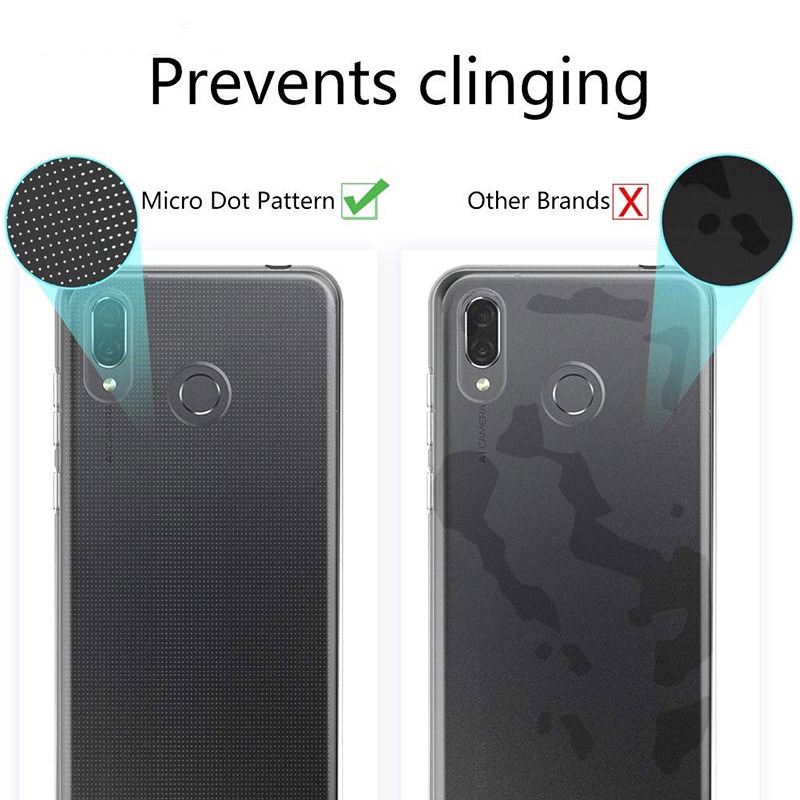 Ốp điện thoại tpu siêu mỏng trong suốt cho Huawei Honor Play