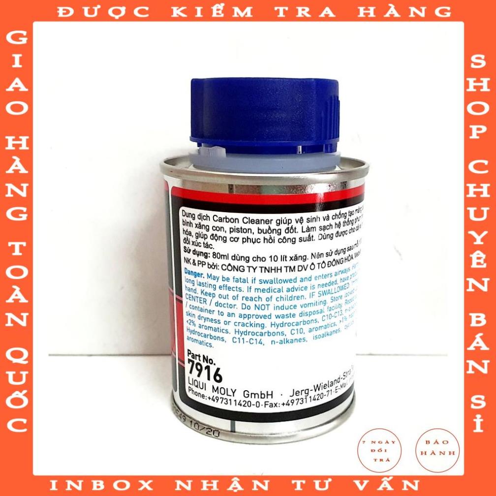 Dung Dịch Vệ Sinh Buồng Đốt Kim Phun FI Liqui Moly Additive Shooter 80ml hantuy