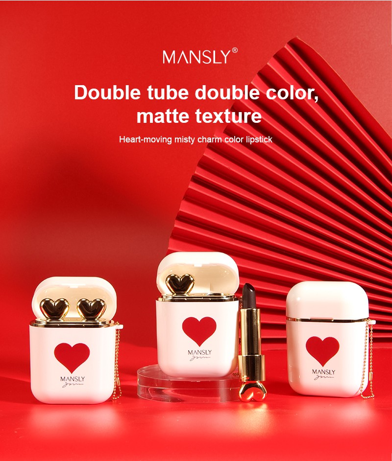 [Hàng mới về] Son Lì Màu Sắc Quyến Rũ Khó Phai Vỏ Đựng Trái Tim Độc Đáo | BigBuy360 - bigbuy360.vn