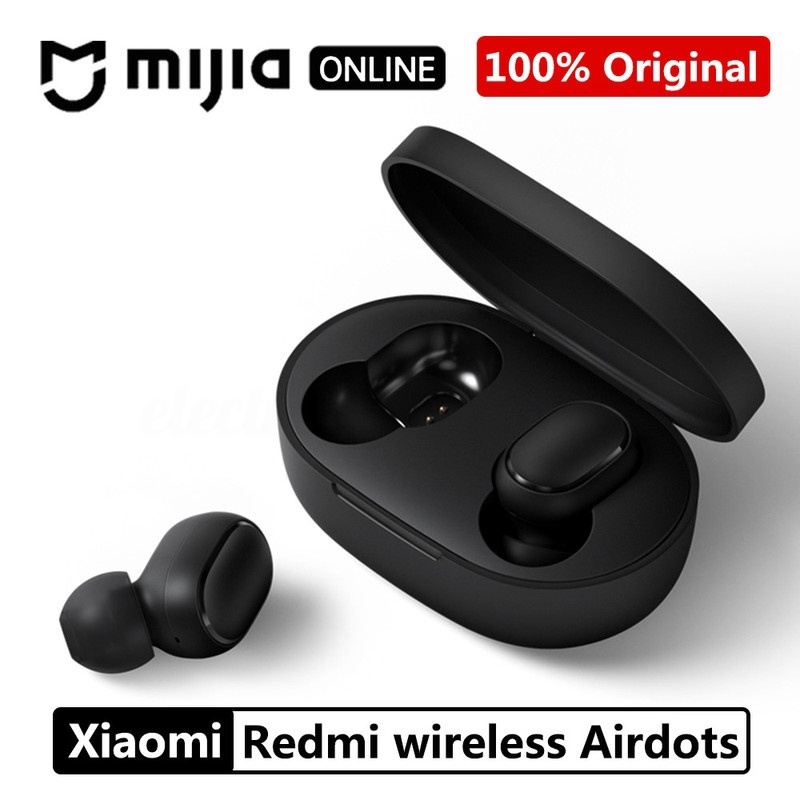 Ele♥ Original Xiaomi Redmi AirDots Wireless Active Earbuds Headset TWS bluetooth 5.0 Earphone