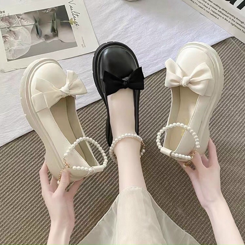 Giày lolita quai ngọc siêu xinh (phom rộng đặt lùi 1 size)