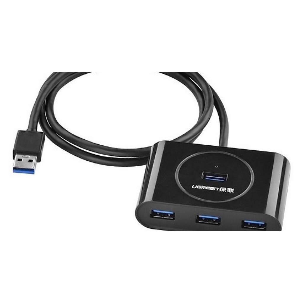 Bộ Chia USB 3.0 1 Ra 4 Cổng dây cáp dài 50-80cm tùy chọn Ugreen 20290/ 20291 - Hàng Chính Hãng