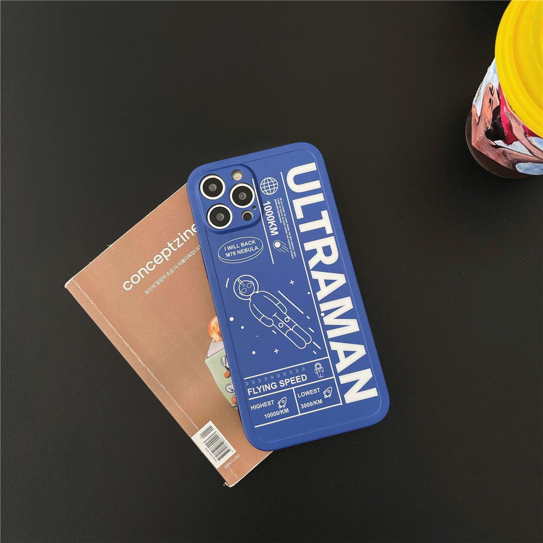 Ốp điện thoại nhựa dẻo họa tiết phi hành gia hoạt hình đáng yêu cho IPHONE 12MINI 11PROMAX 7/8PLUS SE2020 X/XS XR XSMAX | BigBuy360 - bigbuy360.vn