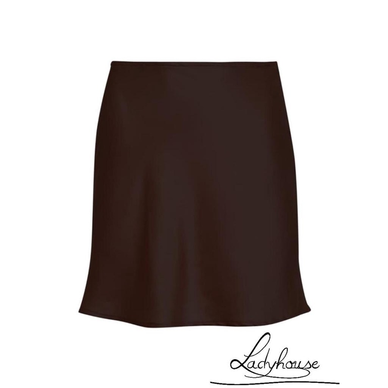 Bộ Áo Sơ Mi Tay Dài Màu Trơn Cài Nút + Chân Váy Lưng Cao Thời Trang Mùa Hè Xinh Xắn Cho Nữ