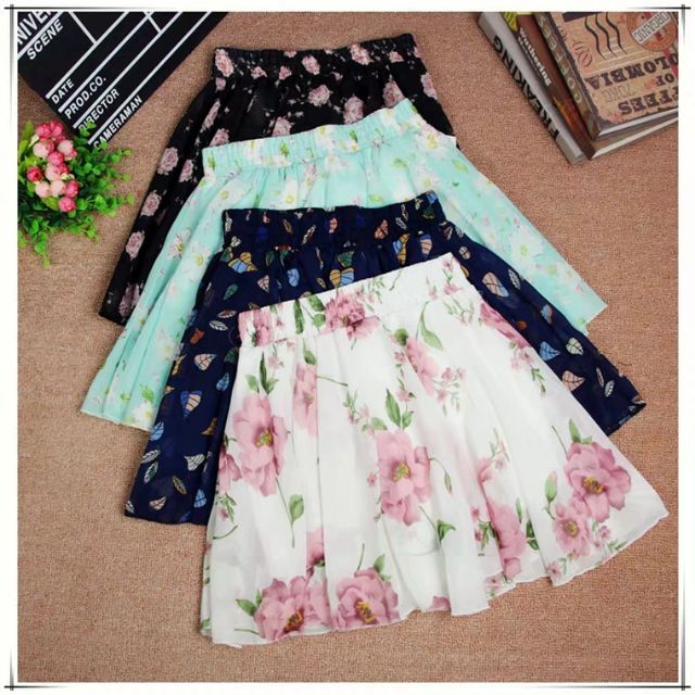 váy voan có quần hàng nhập