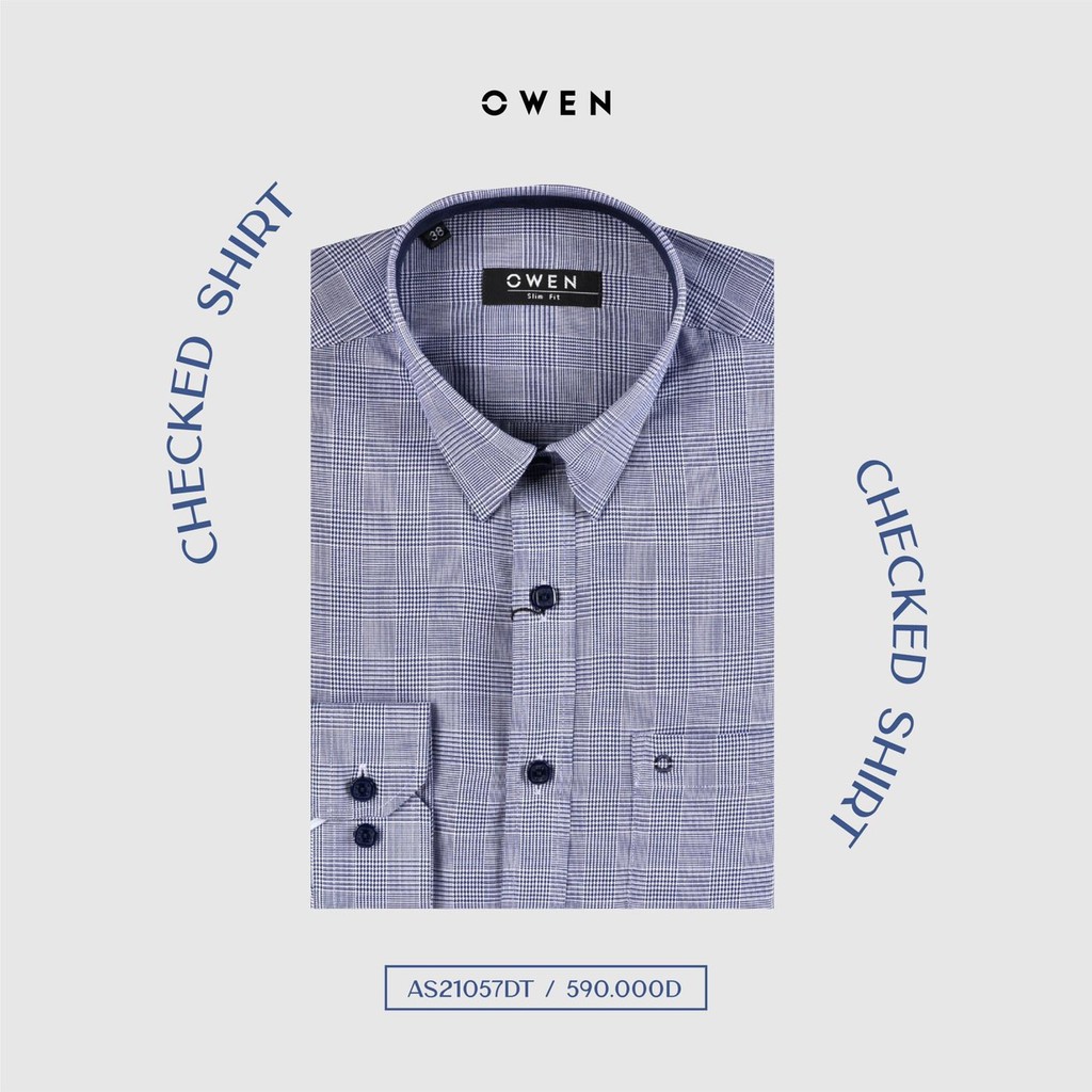 OWEN - Áo sơ mi dài tay Owen SLIMFIT chất SỢI TRE 21057