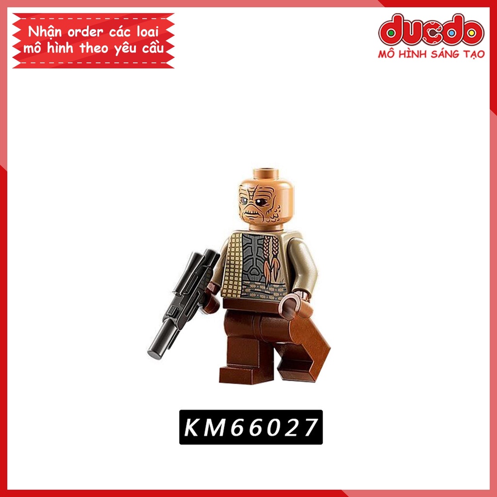Minifigures nhân vật Star Wars Chiến tranh giữa các vì sao - Đồ chơi Lắp ghép Xếp hình Mô hình Mini KM KM66021-KM66028