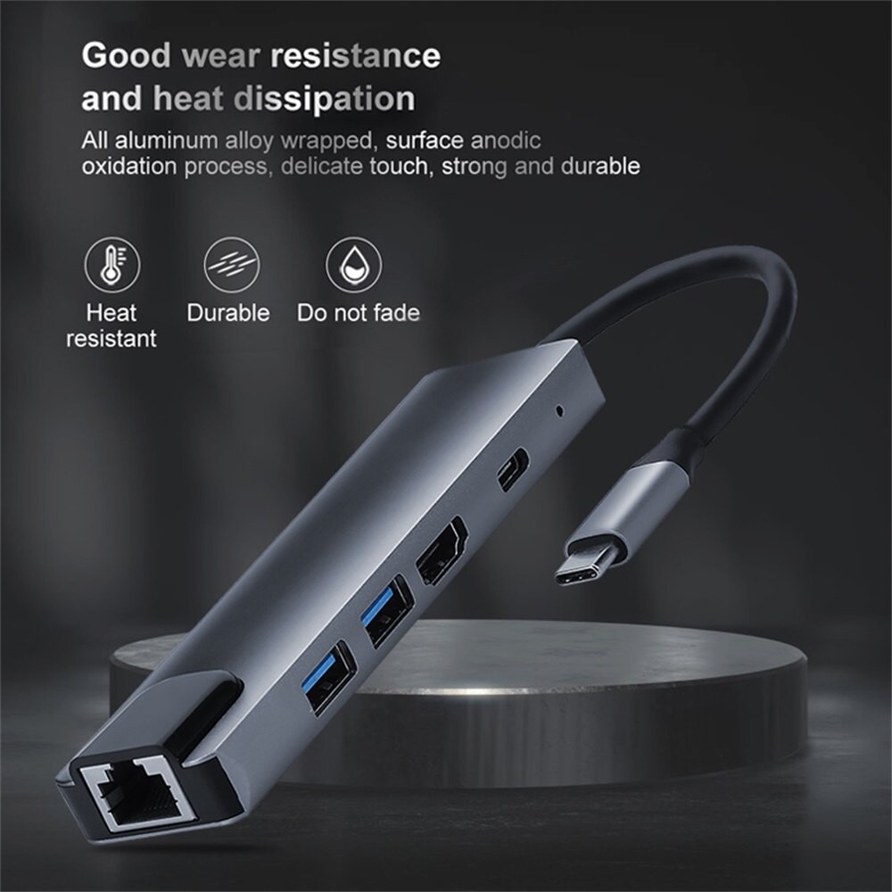 Bộ Chia Usb 3.0 Đa Năng 5 Trong 1 | BigBuy360 - bigbuy360.vn