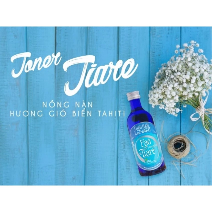 Nước Hoa Hồng Chiết Xuất Từ Cánh Hoa Tiaré Christian Lenart Eau Aromatisée De Tiaré 100ml