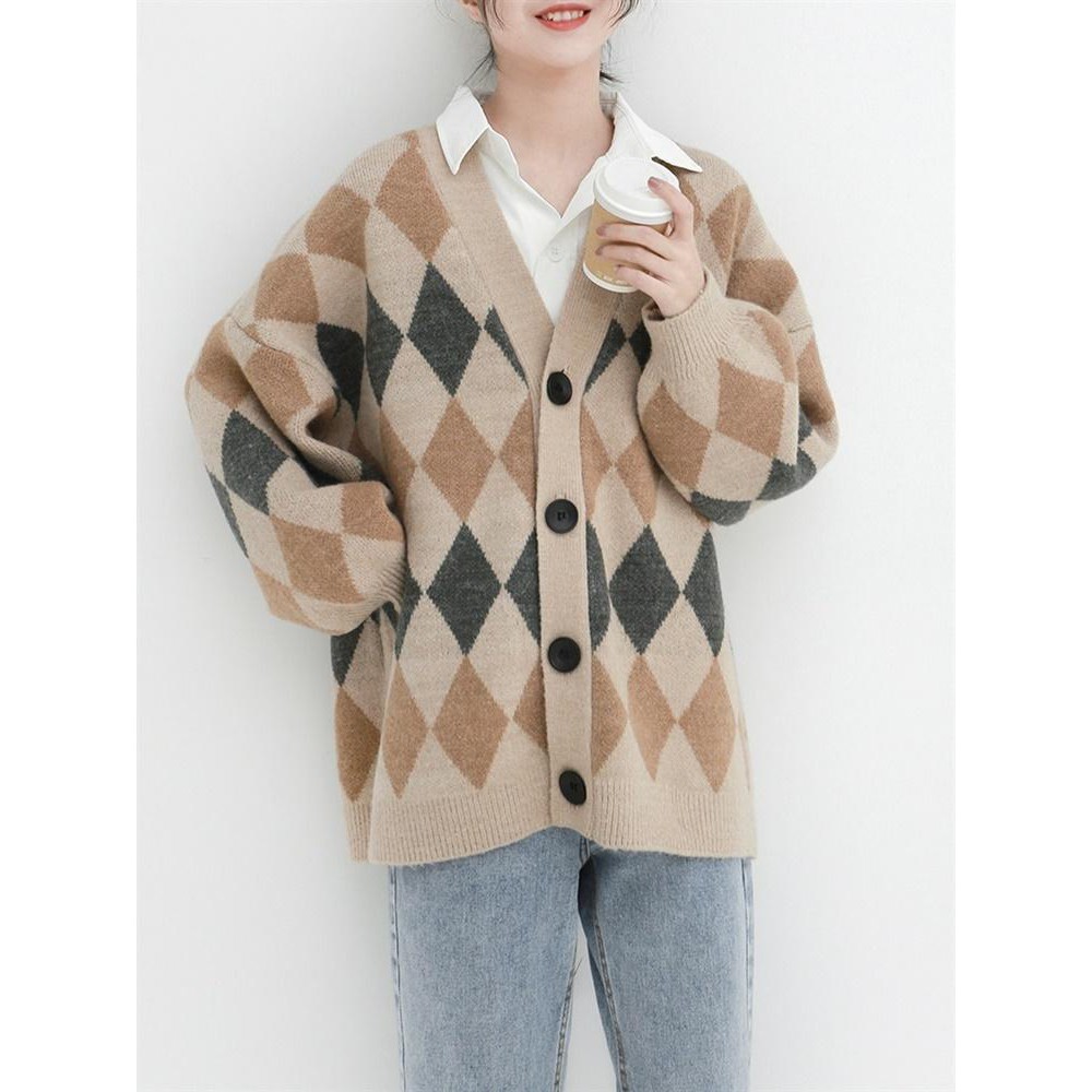 🤩✨CHUẨN LOẠI 1✨ÁO CADIGAN LEN TRÁM VINTAGE MỀM MỊN, DÁNG RỘNG SIÊU DÀY SIÊU XINH | BigBuy360 - bigbuy360.vn