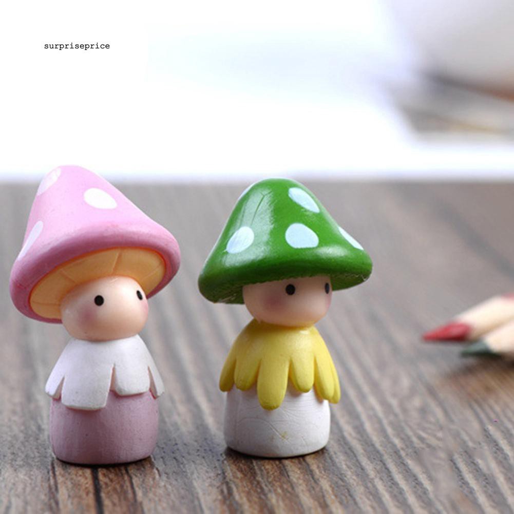 Búp bê nấm trang trí cây cảnh đáng yêu