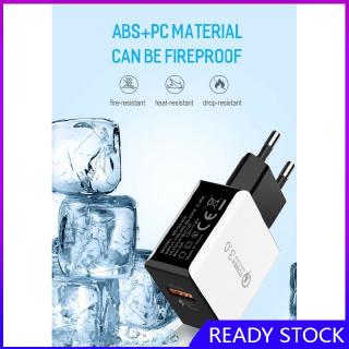 FL【COD Ready】USB Fast Charging Quick Wall Charger Adapter Plug for Samsung Android iPhone LG