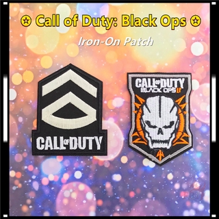 1 Sticker Ủi Thêu Chữ Call Of Duty