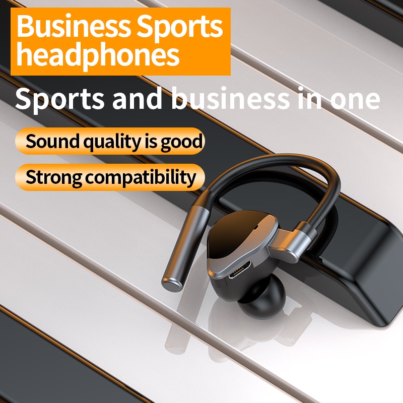 2023 Tai Nghe Bluetooth Stereo Tai Duy Nhất Tai Nghe Không Dây với Mic Rảnh Tay Tai Nghe Giảm Tiếng Ồn Tai Nghe Blutooth cho Xe lái xe
