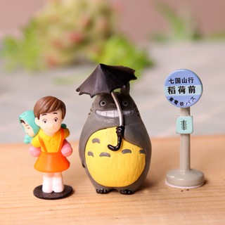 Mô hình nhân vật hoạt hình Totoro Mini dễ thương trang trí tiểu cảnh