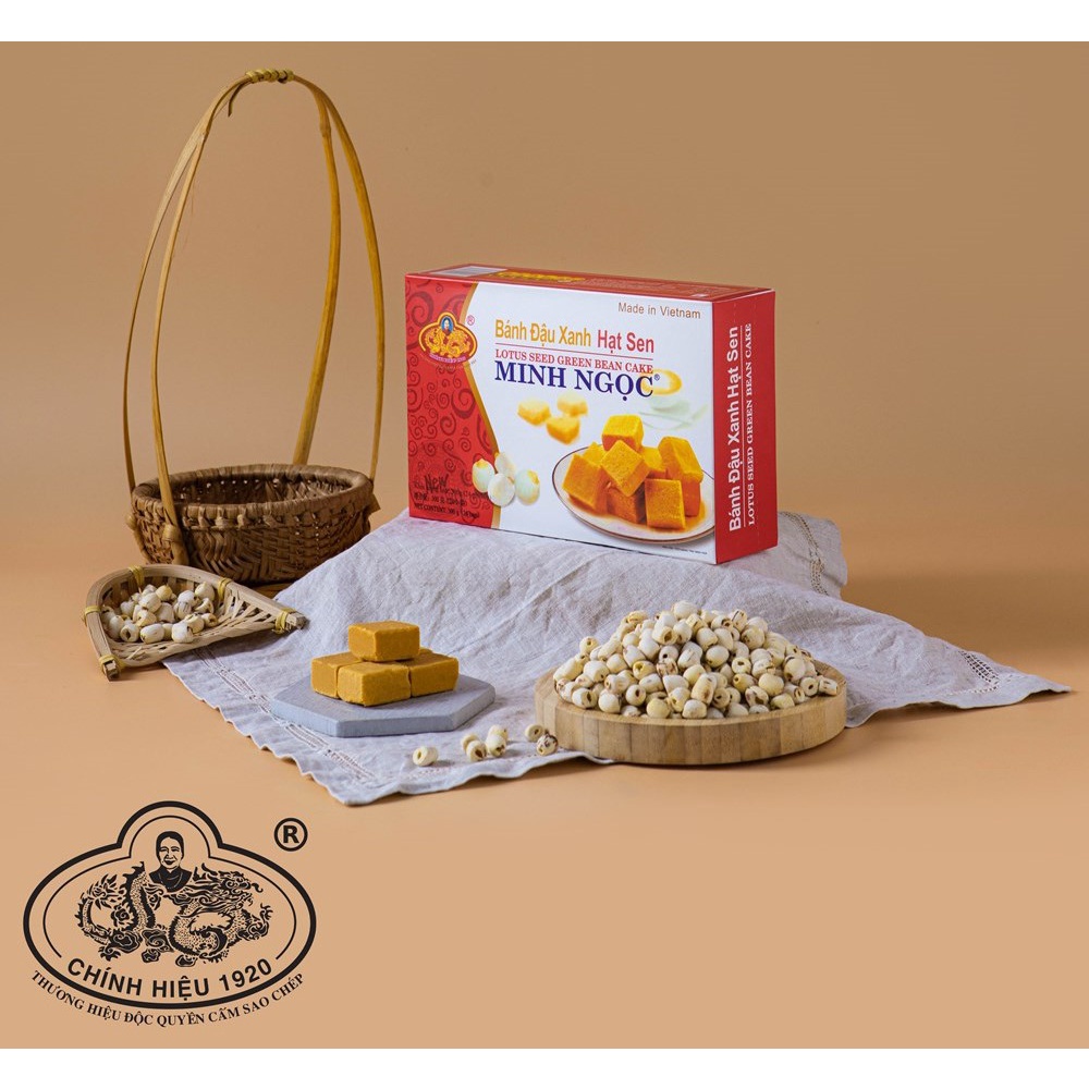 Bánh đậu xanh hạt sen Minh Ngọc