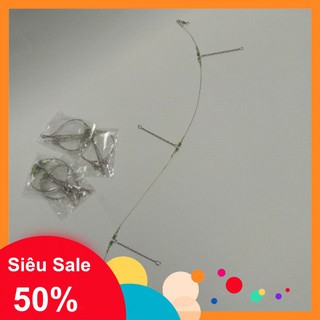 Thẻo cáp 2 3 lưỡi câu cá