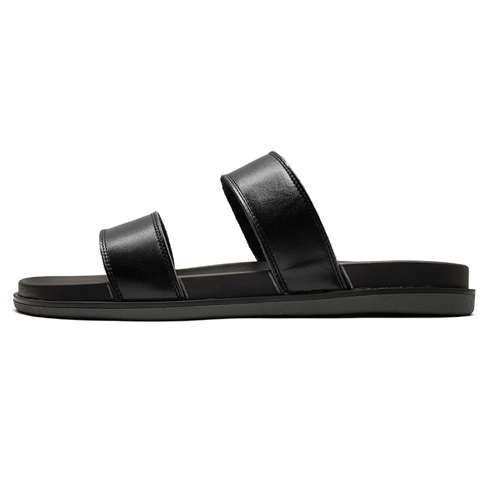 Dép Nam Da Thật Quai Ngang DE5816