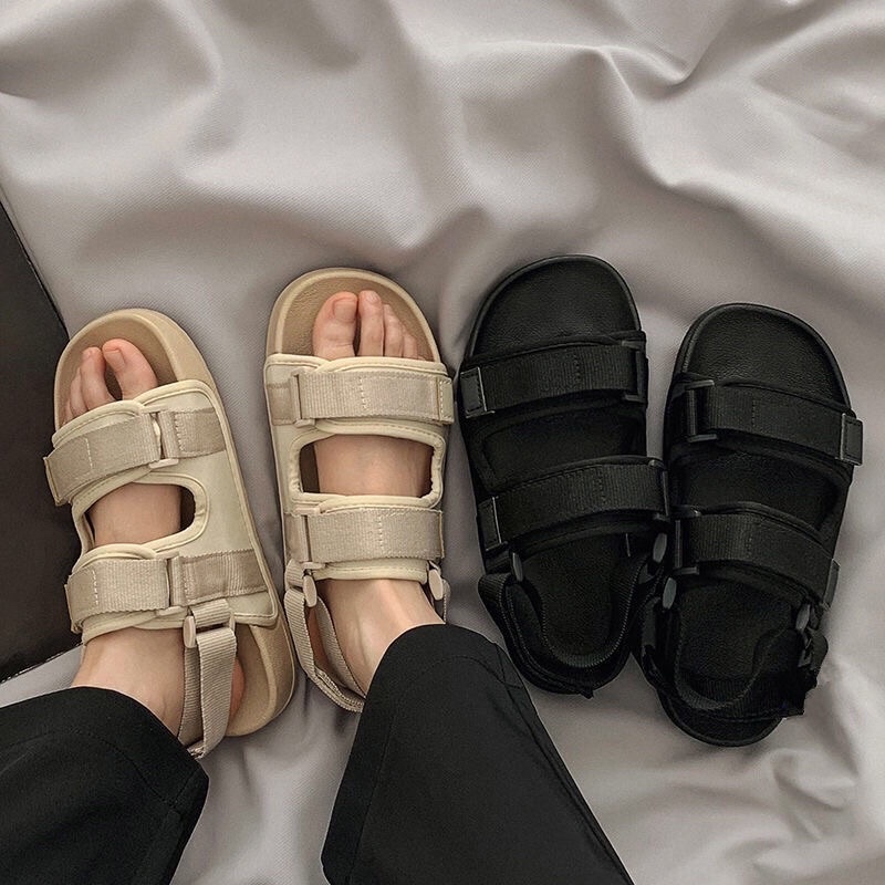 Sandal 2 màu basic đi học đi chơi đều đẹp