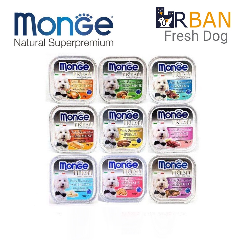 PATE MONGE CHO CHÓ - MONGE FRESH, MONGE FRUIT FOR DOG