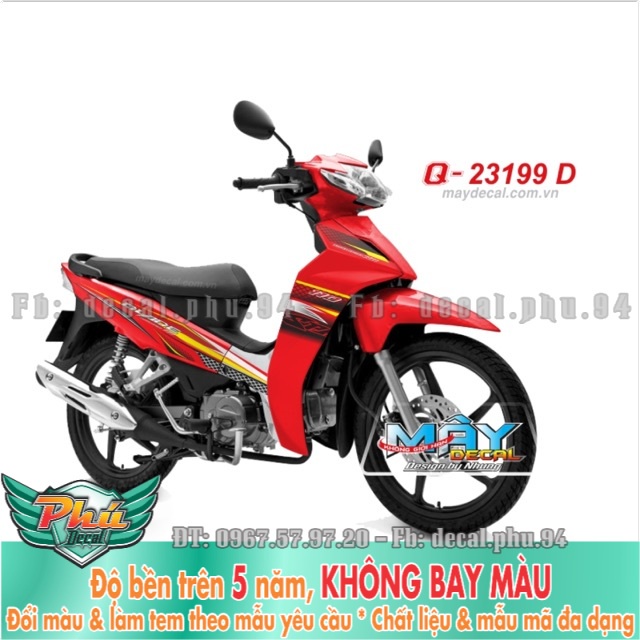 Tem rời Blade Đỏ đen rời -1