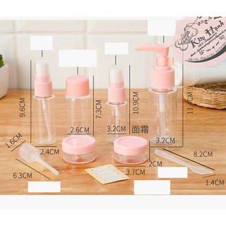 Bộ Chiết Mỹ Phẩm Hàn Quốc 6 Món MINI